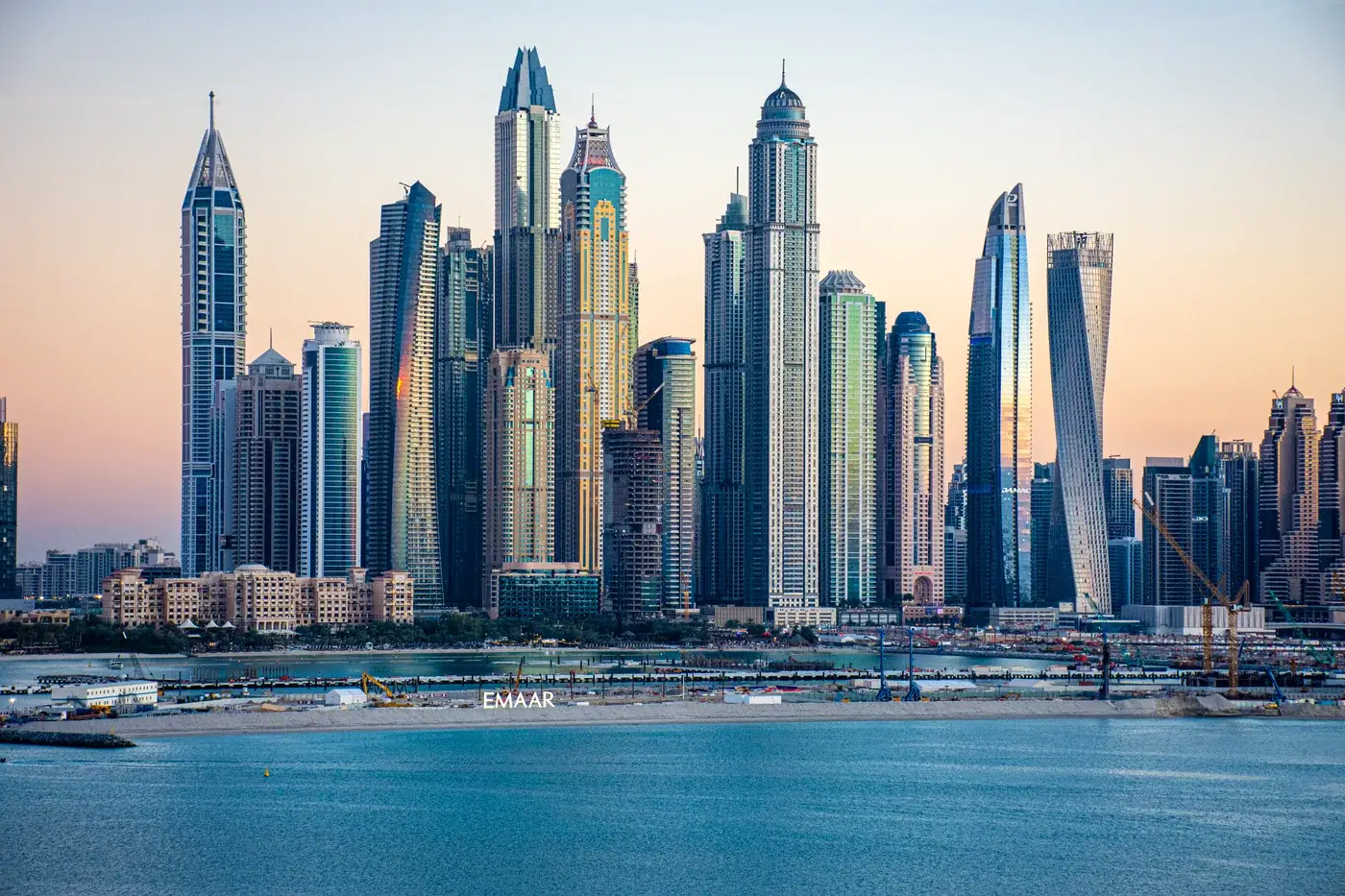 Dubai Marina from the sea